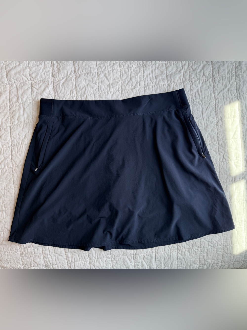 Athleta Brooklyn Heights High Rise Skort Skirt Navy 16 Pickleball Tennis